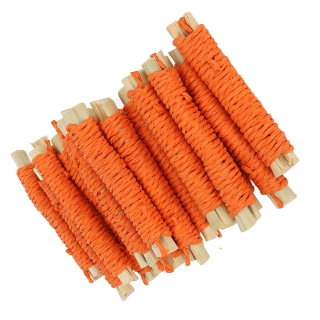 Palitos Molares De Conejo, 20 Piezas, Fragancia Natural, Palitos De Bambú Dulces Para Mascotas, Molienda De Dientes, Libre De Tóxicos Para Hámster