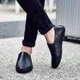 thumbnail image 6 of Big Size Men's Casual Loafers Slip On Leather Shoes Lightweight Driving Shoes Moccasins Classic Penny Loafer Flats Boat Shoes, 6 of 10