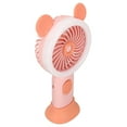 thumbnail image 1 of Ventilador de mano 3 niveles ajustable USB recargable agarre ergonómico mini ventilador de mano con luz deslumbrante para estudiantes niños rosa, 1 of 5