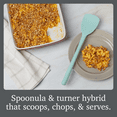 thumbnail image 5 of Tovolo Flex Core Scoopula Silicone Multifunction Spoon Spatula Combo Aqua Seafoam Green, BPA Free Spatula Spoon Silicone Heat Resistant Scoopula, Scoop and Serve Spatula Combo Kitchen Utensils, 5 of 6