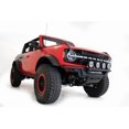 thumbnail image 1 of Convient 2021-2023 Ford Bronco Addictive Desert Designs Bull Bar L2357000201NA Pro Series; à Enfiler; à Utiliser avec F238100010103; Ajoute Quatre Lumières Rondes de 6 Pouces; Revêtement en Poudre Noir Marteau, 1 of 6