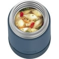 thumbnail image 6 of Thermos Alta Stainless Steel Vacuum Insulated Food Jar with Spoon, 18oz, Dark Blue, 6 of 7
