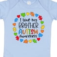 thumbnail image 4 of Inktastic I Love My Brother Autism Awareness Boys or Girls Baby Bodysuit, 4 of 5
