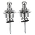 thumbnail image 4 of DINHEAROM Guitar Strap Button Electroplating Alloy 2Pcs 2In Prevent Slipping, 4 of 8