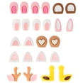thumbnail image 1 of CIMAXIC 12 Pairs Resin Animals Ears DIY Mobile Phone Shell Props Hairband Making Accessory,0.79"X0.79"X0.2", 1 of 5