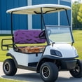 thumbnail image 5 of Pzuqiu Halloween Skeleton Pumpkin 2-Piece Golf Cart Seat Covers - Breathable Washable Universal Fit Spooky Holiday Golf Cart Accessories, 5 of 10
