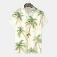 thumbnail image 5 of Mens Hawaiian Shirt Short Sleeve Button Down Shirts Tropical Floral Summer Beach Shirts,S-3XL, 5 of 7