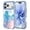 Blue Pink Marble, variant on Marble Pattern Case for iPhone 17 Pro,Cute Heavy Duty 3 in 1 Full Body Shockproof Hard PC+Soft Silicone TPU Bumper Drop Protective Stylish Women Girls Phone Case Cover,Blue Pink Marble
