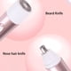 thumbnail image 4 of Depiladora eléctrica para mujer recortadora rosa para mujer lavable 4 en 1 recargable para axilas Anggrek Otros, 4 of 8