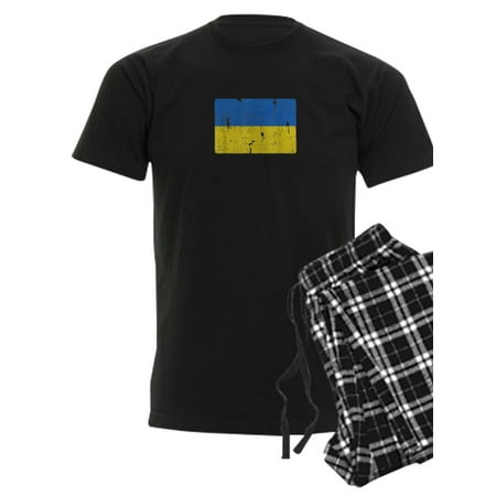 

CafePress - Vintage Ukrainian Flag Of Ukraine Retro St Pajamas - Men s Dark Pajamas
