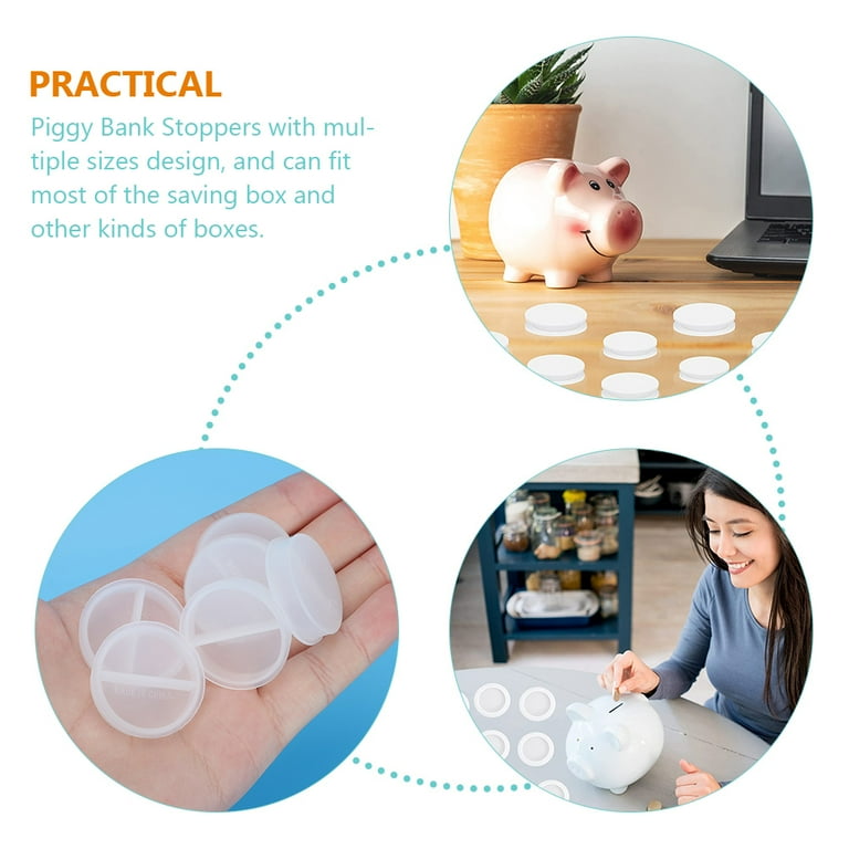 Piggy bank stopper sale