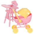 thumbnail image 4 of 1 juego de trona para muñecas, cochecito de bebé en miniatura, cochecito de juguete para muñecas, accesorios para muñecas, cochecito para muñecas pequeñas., 4 of 7