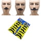 thumbnail image 2 of Juego de 12 bigotes de imitación - Adhesivo, para disfraces de Halloween y bromas para fiestas, 2 of 8