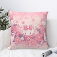 thumbnail image 6 of Hello Kitty Pillow Cover, Square Throw Pillow Cases For Couch Sofa Bed Living Room,Home Decorative, 24"X24", 6 of 9