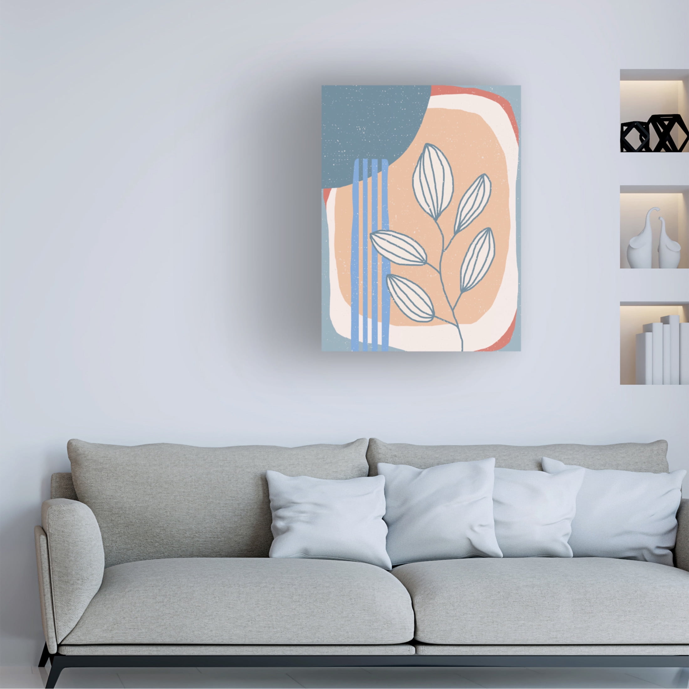 Trademark Fine Art Aylin Demir Botanical Plants and Sun Canvas Wall Art
