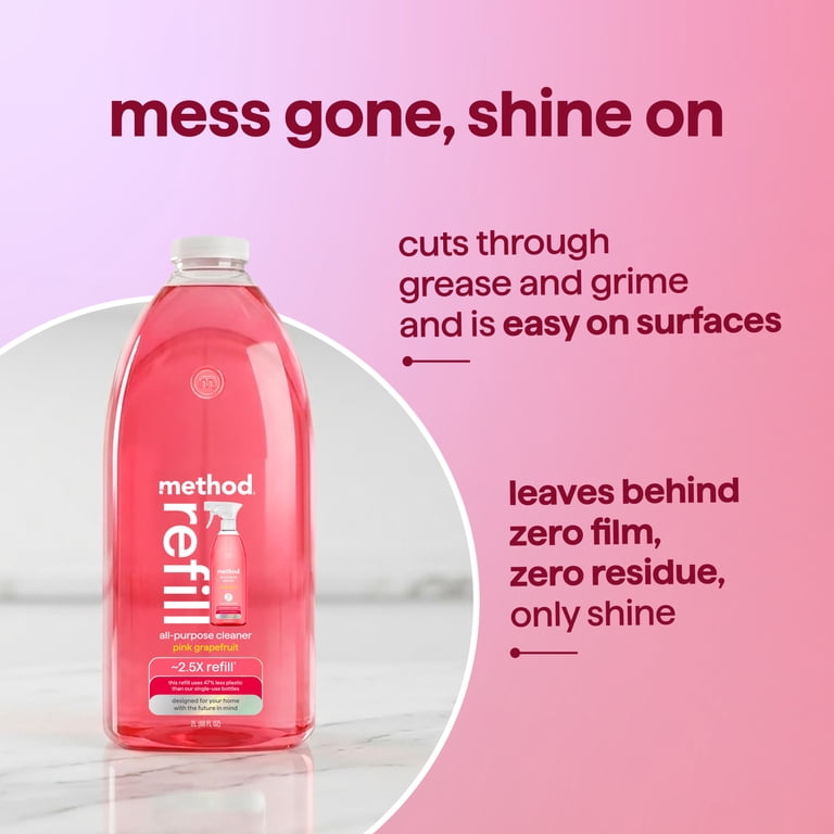Method All-Purpose Cleaner Refill, Pink Grapefruit, 68 oz photo 8