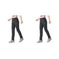 thumbnail image 3 of Qarigey Pantalones de senderismo para mujer, pantalones finos impermeables para acampar al aire libre de secado rápido, ropa deportiva Negro METRO 2piezas, 3 of 6