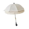 thumbnail image 3 of Sombrilla para cochecito, fácil de instalar, elegante, con protección solar y abrazadera para viajes, exteriores, playa, picnic., 3 of 10