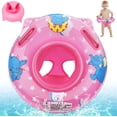 thumbnail image 1 of Swimming Pool Inflatable Ring, Inflatable Swimming Ring, Floating Swimming Ring, Pool Seat, Baby Bouee, Swimming Ring, Baby Swimming Ring (Pink), 1 of 5