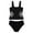 Black-Girl-Swimsuit-OnePiece, variant on 11T Bathing Suits For Teens Bathing Suit For Teen Girls One Piece Swimsuits Crossback Swimwear Beach Bathing Suit with Adjustable Strap