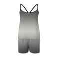 thumbnail image 4 of Bibifish Womens Pajama Sets Gradient Color Sleeveless Pj Sets Soft Cami Tops And Shorts Comfy Stretch Ladies Home Wear Nightwear Sets, 4 of 5