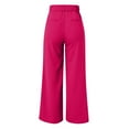 thumbnail image 3 of SIYUDAN Womens Trousers Womens Pants Casual Hot Pink Adult Trousers For Women Women Lounge Pants Wide Leg Trousers Women Summer Pants For Women 2025, 3 of 4