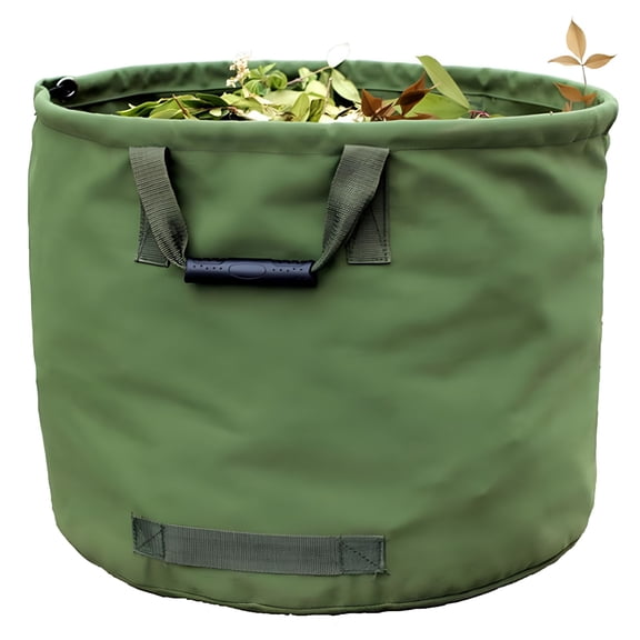LAMIRO Canvas Portable Yard Waste Bags,Reusable Lawn and Leaf Bags for Multipurpose Use,Waterproof and Environmentally Sustainable