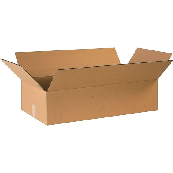 Box Partners Flat Corrugated Bxs,24x12x6,Kraft,20/BDL - BXP 24126