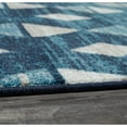 thumbnail image 4 of Mohawk Home Prismatic Sutton Navy Transitional Geometric Precision Printed Area Rug, 8'x10', Navy, 4 of 4