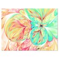 thumbnail image 2 of Fleur en Papier Rouge et Verte - Impression sur Toile d'Art Floral, 2 of 3