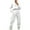 White, variant on Fashion Two Piece Sets for Women Casual Fleece Long Sleeve Plus Size Hoodie Trousers Sports Suit Presents for Womens