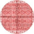 thumbnail image 1 of Ahgly Company Machine Washable Indoor Round Oriental Red Traditional Area Rugs, 8' Round, 1 of 4