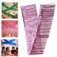 thumbnail image 4 of Fringe Garland Banner,9.84 Ft Wall Tinsel Foil Streamers,Tassel Garland Banner,Metallic Tinsel Streamers for Party Decorations Birthday Wedding Photo Wall Hanging Halloween Christmas Decor, 4 of 4