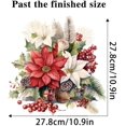 thumbnail image 2 of Toilet Stickers Bathroom Decals Removable PVC Floral Pattern Wall Decor 30x30cm Peel and Stick (Style E), 2 of 8