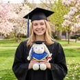 thumbnail image 6 of Graduation Doll Clothes Class of 2026 Plush Stuffed Animal Outfit Pet Dog Doll Cap and Gown Fits 12" Doll Bear for Graduation Day Gifts, 6 of 7