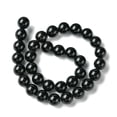thumbnail image 4 of 1Strand Natural Black Onyx Round Beads Strand Dyed Black 12mm Hole: 1mm about 32pcs/strand 15.74 inch, 4 of 4