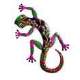 thumbnail image 3 of Estatuas de metal para decoración de jardín, gecko, lagarto, decoración de pared rosa, 3 of 9