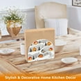 thumbnail image 6 of Yayeee Napkin Holder for Table Kitchen Paper Tissue Organization, Orange Snow Houses, 6 of 8