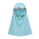 thumbnail image 5 of Odeerbi Niñas Vestido Musulmán Algodón Con Hijab Una-Pieza Vestido Oración Islámica Color Sólido Vestido Manga Larga Con Pañuelo En La Cabeza Conjunto, 5 of 8