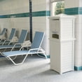 thumbnail image 5 of Mayne Lakeland Plastic Pool and Spa Towel Bar Valet, White, 2 Piece, 5 of 6