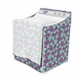 thumbnail image 3 of Floral Washer Cover, Feminine Composition of Peonies, Waterproof Dustproof Decorative Fabric, 29" x 28" x 40", Seafoam Violet, by Ambesonne, 3 of 3