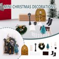thumbnail image 1 of 1:12 Mini decoración Navidad día decoración escena Mini Navidad puerta decoración adornos Wmkox8yii gf12023, 1 of 9