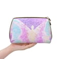thumbnail image 4 of Cauagu Purple Sparkling Butterfly Print Large Cosmetic Bag,Portable Cosmetics Pouch Travel Makeup Bag Large Capacity Travel Makeup Case Organizer Makeup Brush Organizer, 4 of 8