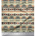thumbnail image 1 of Soimoi Polyester Crepe Fabric Aztec Southwestern Decor Fabric Printed Yard 42 Inch Wide, 1 of 3