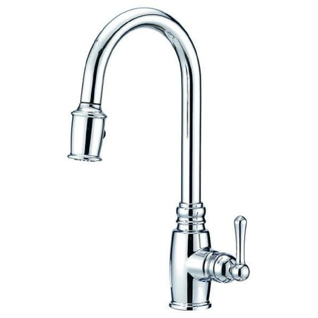 - Danze D455557 Opulence Pull-Down Spray Kitchen Faucet w/ SnapBack, GripLock, & DockForce Technologies - w/ Escutcheon Plate