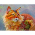 thumbnail image 1 of 11CT punto de cruz completo Color gato contado DIY algodón hilo costura Animal arte FLhrweasw Nuevo, 1 of 9