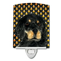 Caroline's Treasures SS4308CNL Gordon Setter Candy Corn Halloween Portrait Ceramic Night Light, 6x4x3", multicolor