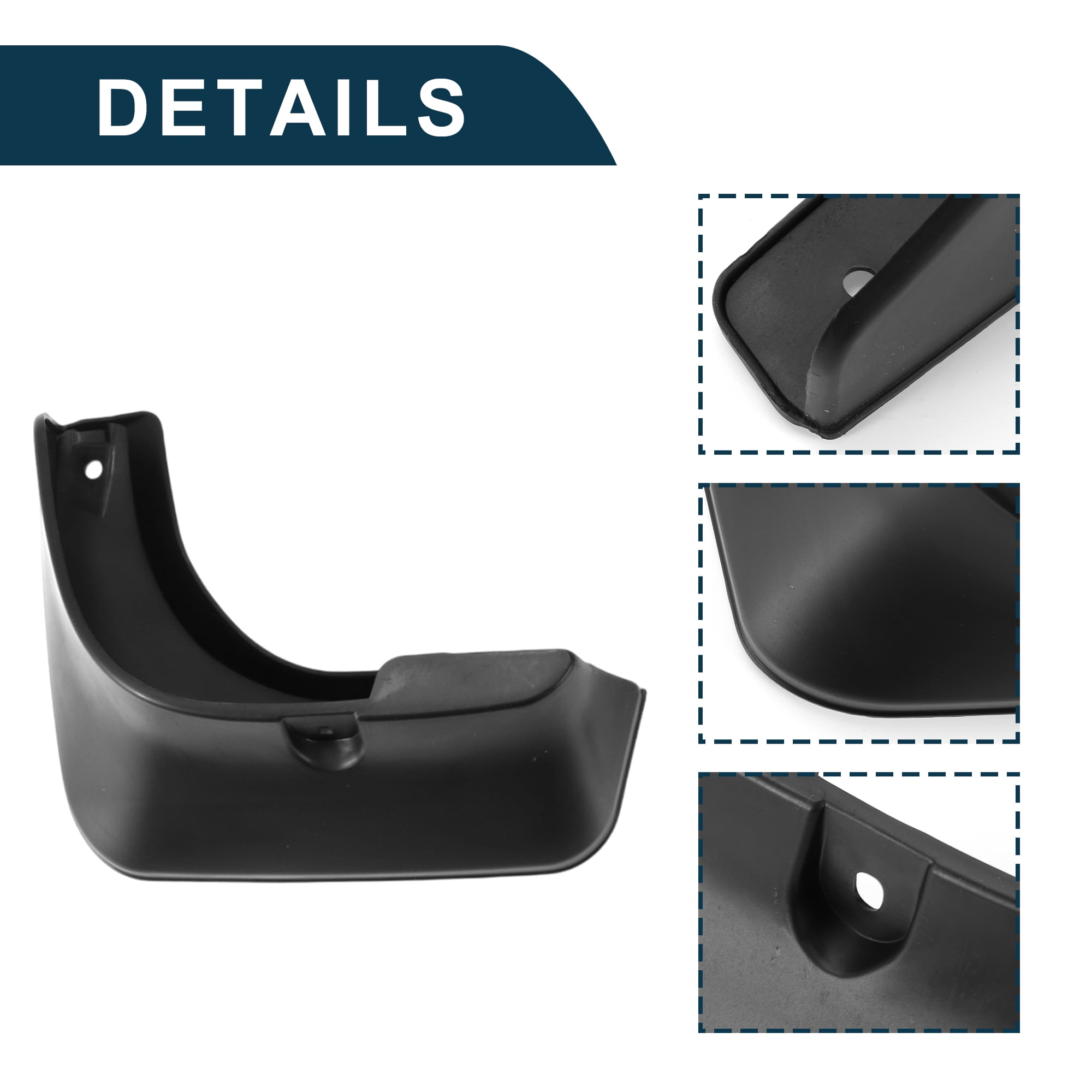 Unique Bargains Mud Flaps Splash Guards for Toyota Avalon 2007-2018 Front & Rear Mud Guards W/Mount Accessories