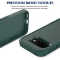thumbnail image 4 of for Google Pixel 9a Back Case, Luxury Ultra Slim PC + TPU Double-Layer Anti-Fall Shockproof Drop Protective Lightweight 2 In 1 Phone Case Cover for Google Pixel 9a, Darkgreen, 4 of 5