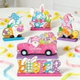 thumbnail image 6 of Virelaxpo 6Piece Wooden Easter Table Decor Set with Cute Bunny and Truck Designs, 2D Desktop Ornaments for Holiday and Home Decoration, Festive Wooden Decorations, 6 of 6